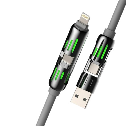 4-in-1 USB Charging Cable | 240W Fast Charge & Data Sync