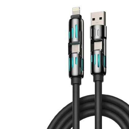 4-in-1 USB Charging Cable | 240W Fast Charge & Data Sync