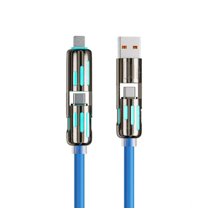 4-in-1 USB Charging Cable | 240W Fast Charge & Data Sync